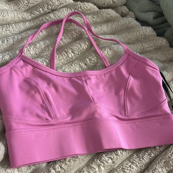 NWT VARLEY Bubblegum Pink Sports Bra - Picture 3 of 7